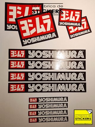 Pack 8 Pegatinas HONDA Vinilo alta calidad