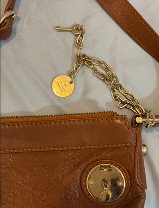 Bolsa Hombro Gucci Vintage Piel