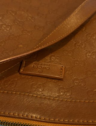 Bolsa Hombro Gucci Vintage Piel