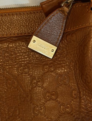 Bolsa Hombro Gucci Vintage Piel