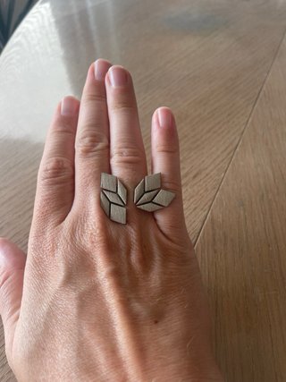 Anillo Maison 203 Plata 3D