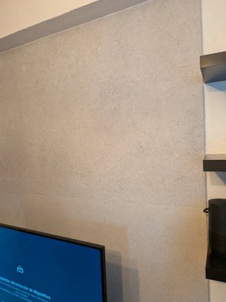 2X Azulejo porcelánico gris claro 120*60cm