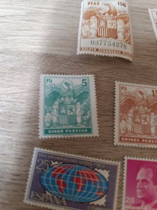 Lote 10 sellos España Filatelia
