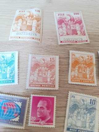 Lote 10 sellos España Filatelia