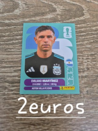 Cromo Emiliano Martínez Mundial 2026