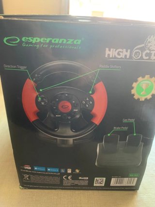 Volante Gaming Esperanza High Octane