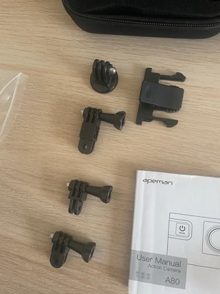 Cámara deportiva A80 Cámara de Acción + Accesorios