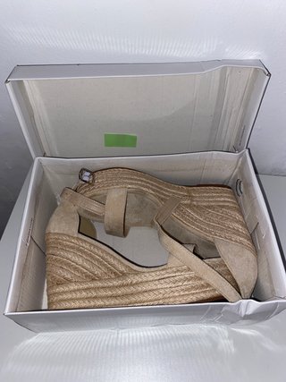 Cuñas esparto beige