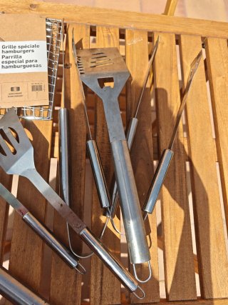 Set Barbacoa Utensilios