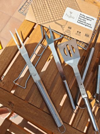 Set Barbacoa Utensilios