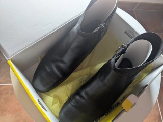 Botines negros mujer tacón
