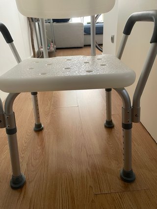 Silla para ducha ortopédica respaldo nueva