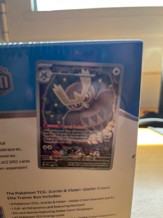 Pokemon Stellar Crown ETB sin abrir
