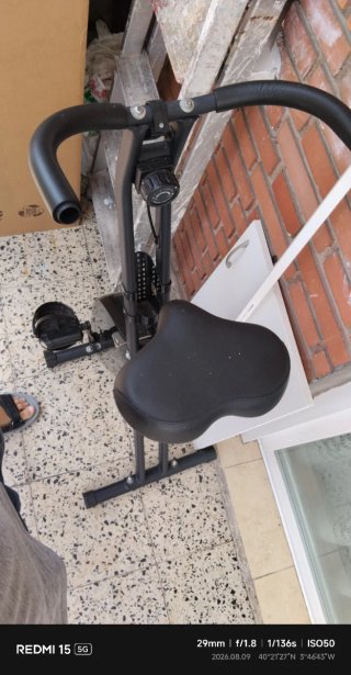 Bicicleta Estática Negra