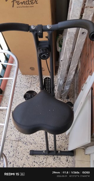 Bicicleta Estática Negra