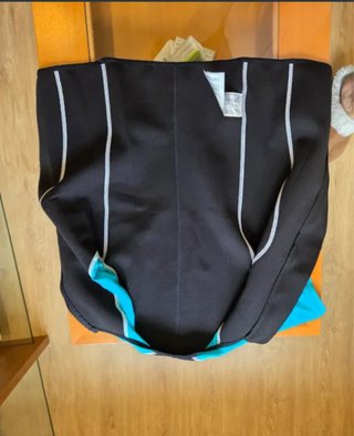 Chaleco Neopreno Tribord Cremallera Azul/Negro