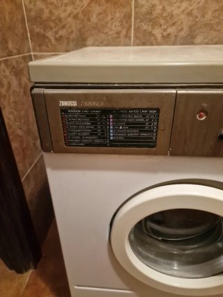 Lavadora Zanussi Z 628 Inox funciona perfectamente