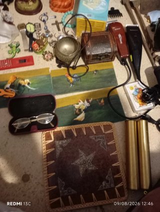 Lote de baúl y accesorios