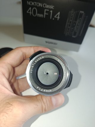 Voigtlander Nokton 40mm f/1.4 VM CASI A ESTRENAR