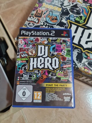 DJ Hero PS2 Original Completo + Mesa + Sensor