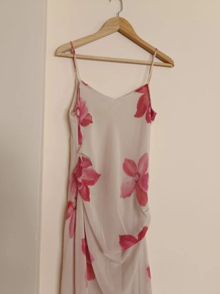 Vestido largo Zara floral S