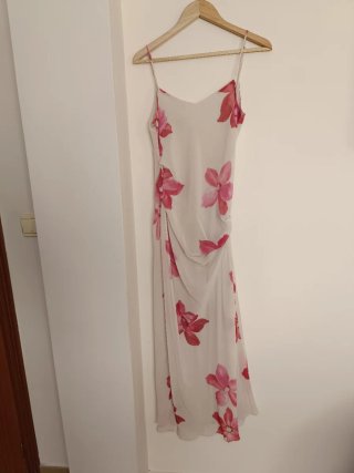Vestido largo Zara floral S