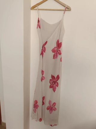 Vestido largo Zara floral S