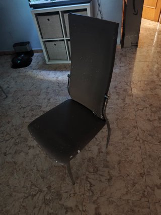 Mesa de comedor cristal y madera