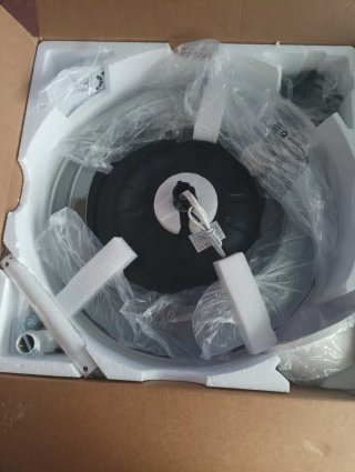 Ventilador de techo con luz  retráctil y mando