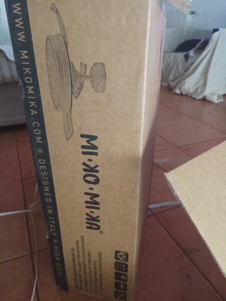 Ventilador de techo con luz  retráctil y mando