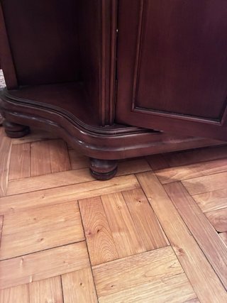 Mueble auxiliar madera 2 puertas