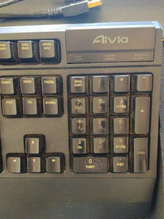 Teclado Mecánico Gaming Aivia Osmium Cherry Brown