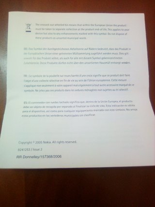 Nokia 6020 Móvil Nuevo