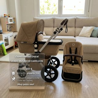 Bugaboo Camaleón Arena - Capazo y Silla