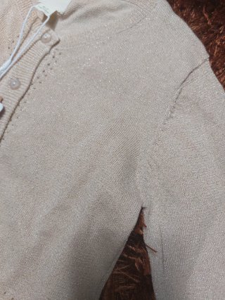 Conjunto falda y chaqueta punto niña T.7