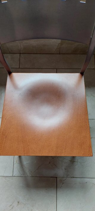 4 Sillas Cocina Madera y Metal