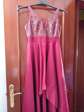 Vestido de ceremonia lentejuelas