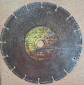 Disco de corte diamante
