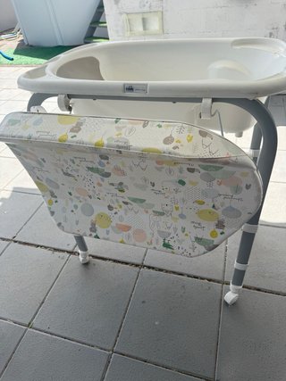 Bañera Jane para bebé con cambiador