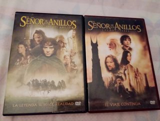 DVD El Señor de los Anillos 2 DVDS EN CADA CAJA