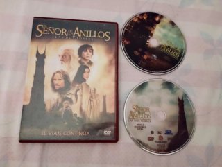 DVD El Señor de los Anillos 2 DVDS EN CADA CAJA