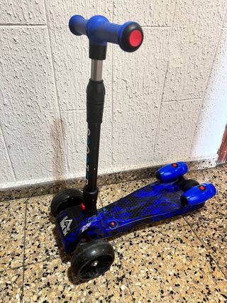 Patinete infantil 3 ruedas azul