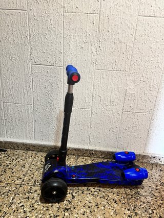Patinete infantil 3 ruedas azul