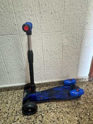 Patinete infantil 3 ruedas azul