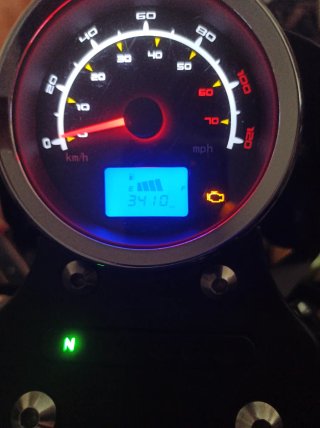 Moto Macbor Rockster 125 Negra