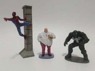 Figuras Marvel Plomo Spiderman Kingpin Venom