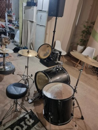 Batería Acústica Ddrum Negro