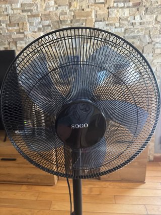 Ventilador SOGO Negro NUEVO