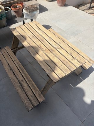 Mesa Picnic Madera Infantil