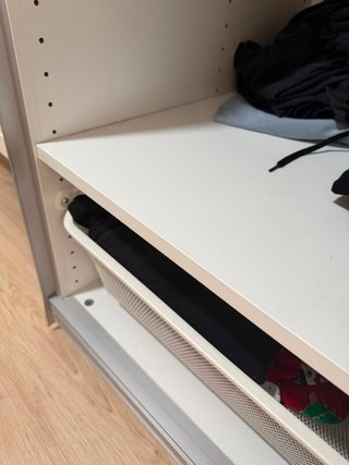 Armario IKEA PAX 150 cm blanco con puertas correde
